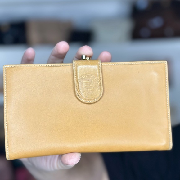 Fendi Long Kisslock Wallet